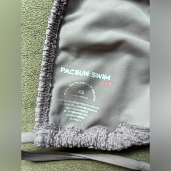 PacSun Eco Purple Ladybug Scrunch Bikini Set XS - Picture 8 of 9